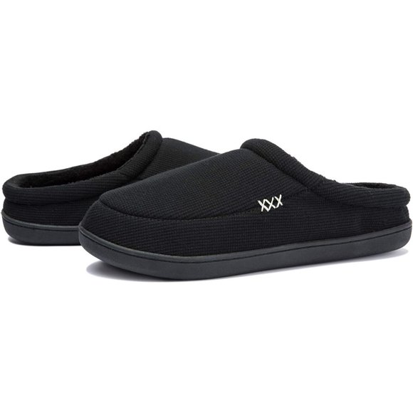 Nwt Men's Cozy Memory Foam Slippers Soft Slip On House Shoes Sz 45/46 or 11/12 - Picture 1 of 11